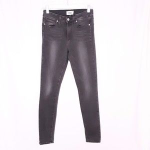 Paige Hoxton Ultra Skinny Jeans Faded Black Size 27